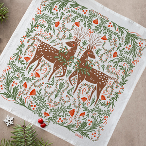 DEER TEA TOWEL