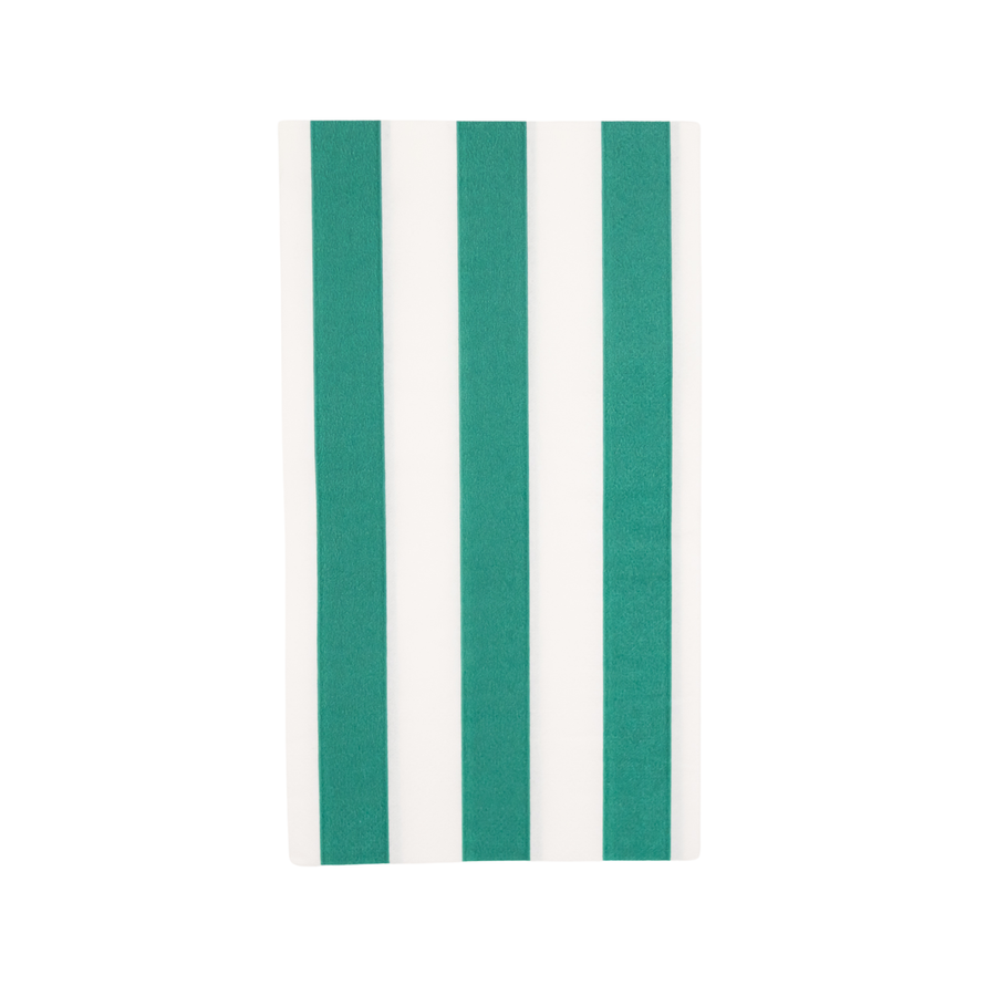 EMERALD GREEN CABANA STRIPE