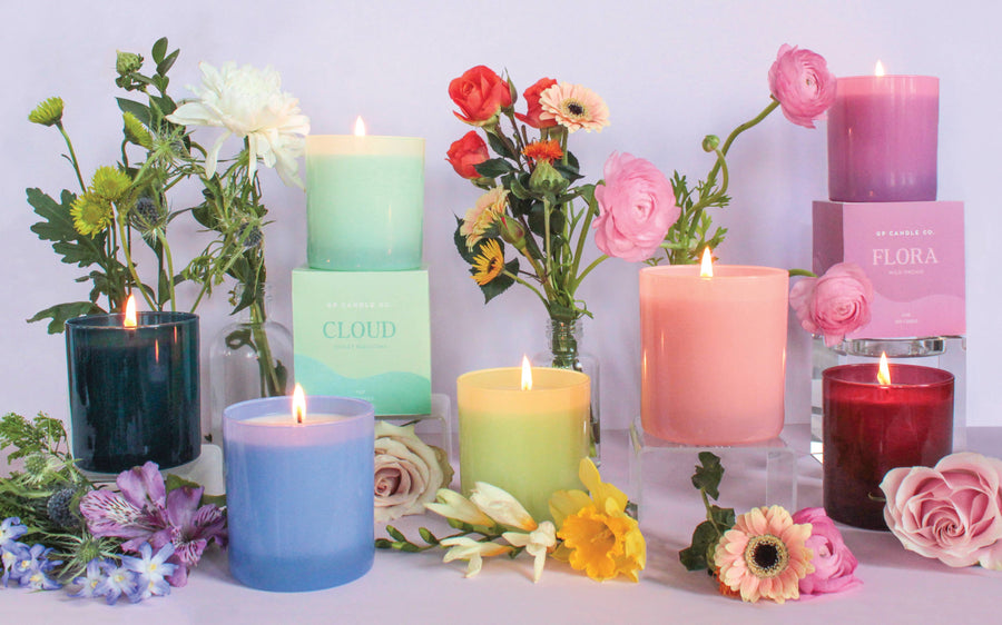 FLORA 9 oz HUE CANDLE