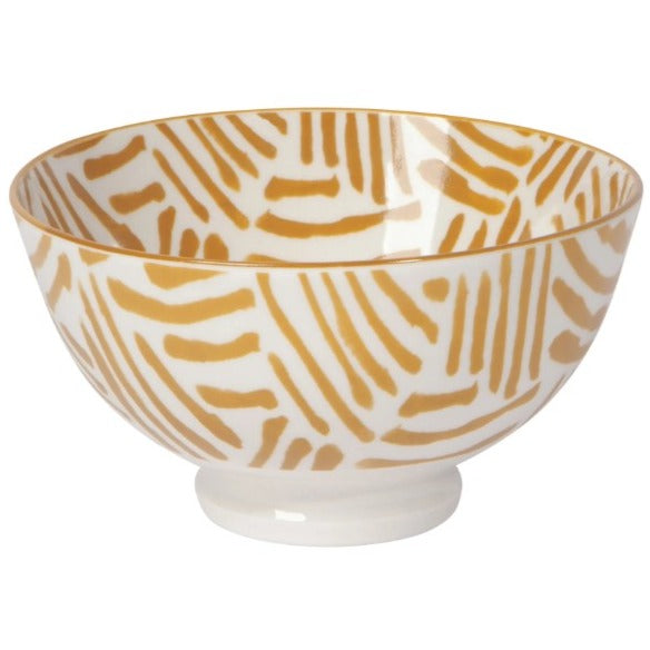 Ochre Lines 4" Bowl