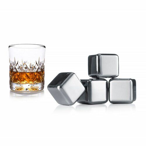 When To Use Stone Vs. Stainless Steel Whiskey Cubes