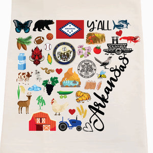 ALL THINGS AR TEA TOWEL